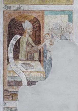 Szenen aus dem Marienleben und Leben Jesu Christi — Darbringung des Christuskindes im Tempel