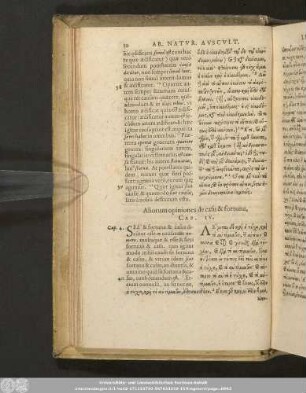 Aliorum opiniones de casu & fortuna, Cap. IV.