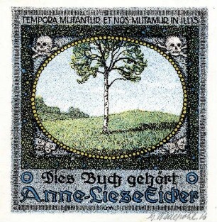 Exlibris "Anne-Liese Eicker"