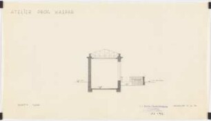 Atelier Professor Kaspar: Schnitt 1:200