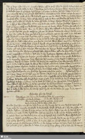 Schreiben über die Schrift Betrachtungen über das, von der Republique Polen, bey gegenwärtigen Zeitläuften, zuhaltende Betragen. 1756.