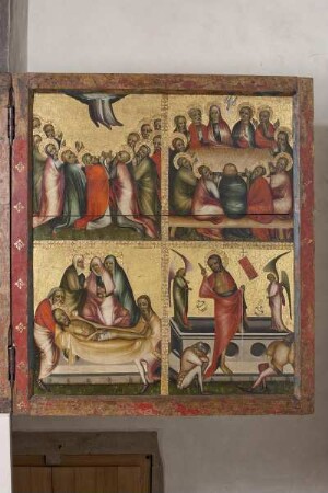 Hochaltar — Szenen aus der Legende um Jesus Christus — Altarflügel (Innenseite)