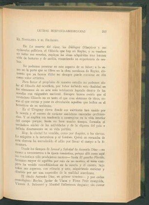 El novelista y el filósofo