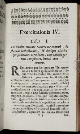 Casus I. - Casus IV.