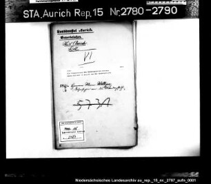Die Dispensation des Bäckergesellen Hermann Menno Woltzen in Aurich von der Wanderpflicht