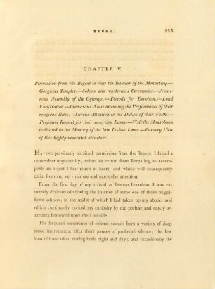 Chapter V. Permission from the Regent to view the Interior of the Monastery ...