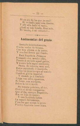 Antinomias del genio