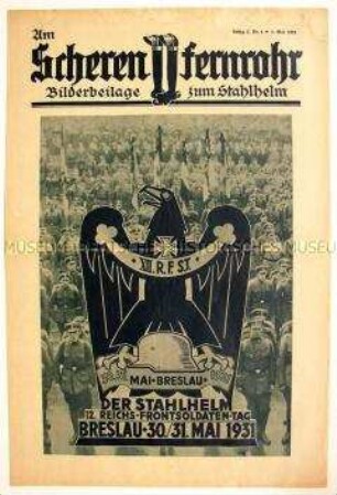 Bildbeilage der Wochenzeitung "Der Stahlhelm" zum 12. Reichs-Frontsoldatentag in Breslau