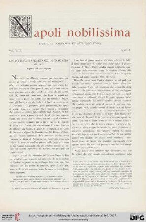 Un pittore napoletano in Toscana nel 1405