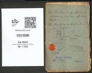 Verteilung der Kriegslasten und anderer öffentlicher Abgaben aufdie Meist- , Mittel- und Wenigbeerbten der Gemeinde Schiefbahn (Amt Liedberg)