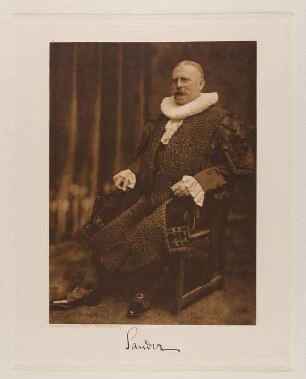 "Senator H. C. Sander" aus der Mappe "Hamburgische Männer und Frauen am Anfang des XX. Jahrhunderts"