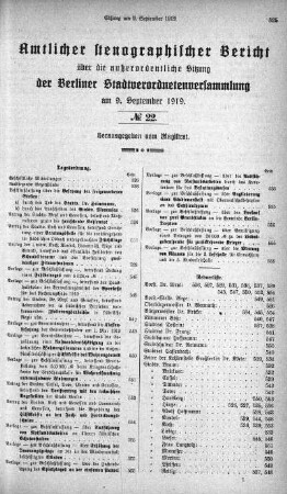 No. 22, 9. September 1919