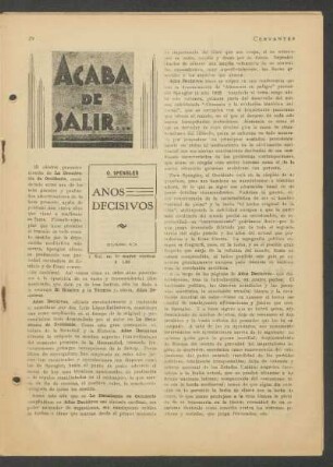 Años decisivos