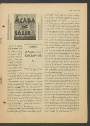 Años decisivos