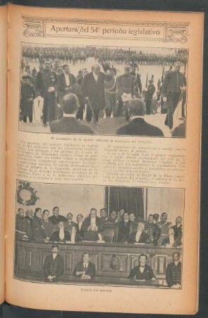 Apertura del 54. período legislativo