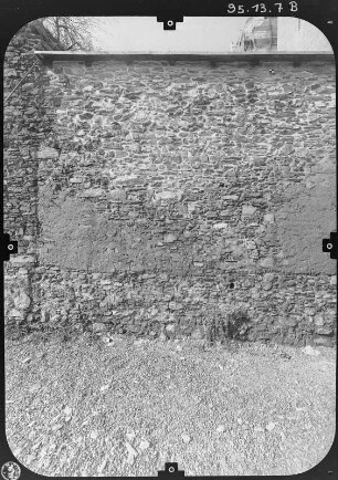 Plauen. Reste der Stadtmauer