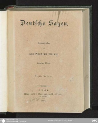 2: Deutsche Sagen