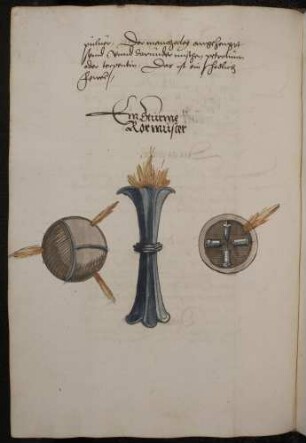Sprengkugeln und Sturmrohr