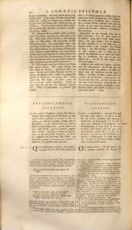 SS. patrum, qui temporibus apostolicis floruerunt, Barnabae, Clementis, Hermae, Ignatii, Polycarpi opera, vera, et suppositicia : una cum Clementis, Ignatii, Polycarpi actis atque martyriis, 2