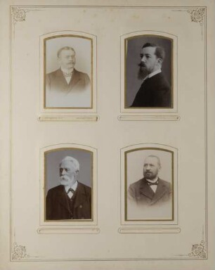 Carte de Visite-Album des Männer-Turnvereins zu Friedenau; Blatt 2