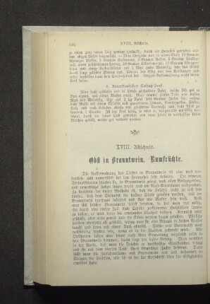 18. Abschnitt. Obst in Branntwein. Rumfrüchte.