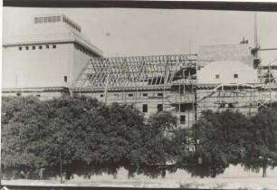 Wiederaufbau des Theaters zwischen 1912 und 1915. Detmold. Rosental. Sammlung Starke