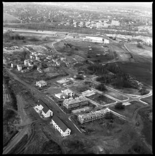 S/w-Fotografie: Truppenübungsplatz Parks Range der U.S. Army Berlin Brigade in Berlin-Lichterfelde