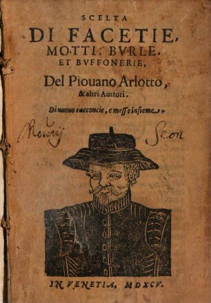 Scelta di facetie, motti, burle, et buffonerie