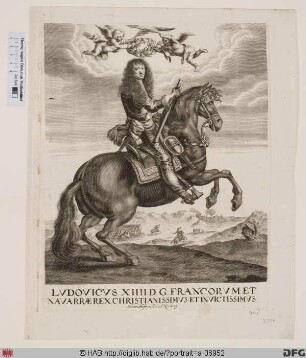 Bildnis Ludwig (Louis) XIV., König von Frankreich und Navarra (reg. 1643(61)-1715)
