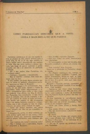 Como Pardaillan descobre que a hoteleira é mais bella do que parece