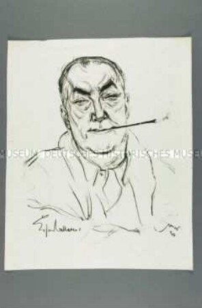 Bildnis des Schriftstellers Edgar Wallace (d.i. Richard Horatio) (2)