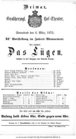 Das Lügen