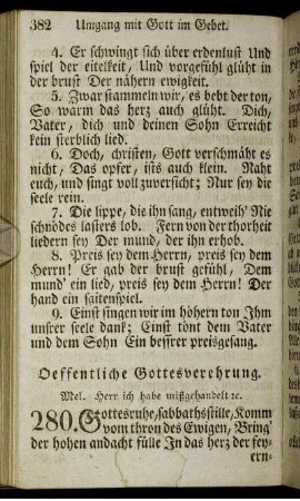 Oeffentliche Gottesverehrung.