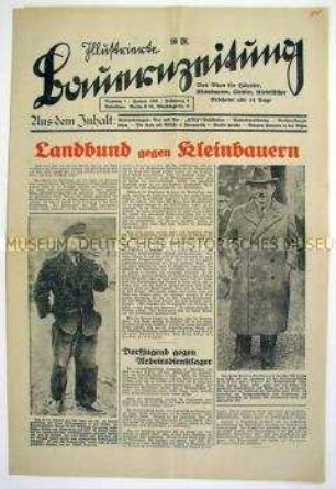 Kommunistisches Wochenblatt für die Landbevölkerung "Illustrierte Bauernzeitung"