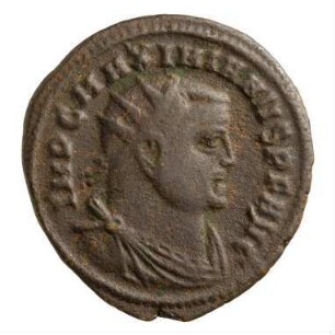 Münze, Follis (Follaro), 305 - 306 n. Chr.