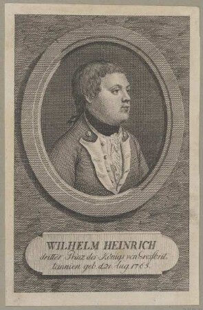 Bildnis des Wilhelm Heinrich