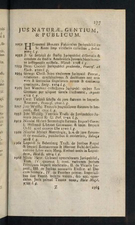 177-180, Jus Naturae, Gentium, & Publicum