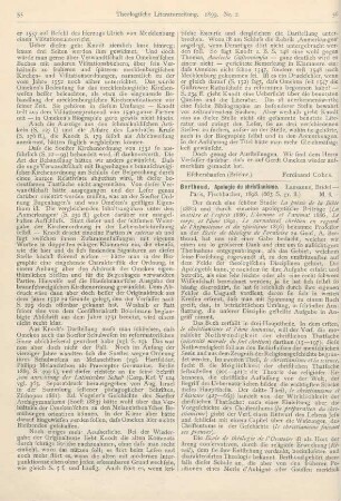 56-60 [Rezension] Berthoud, Apologie du christianisme