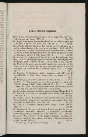 185-195, Lexica variarum linguarum