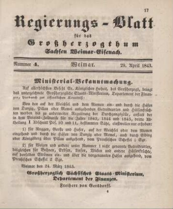 Nr. 4 : 29. April 1843