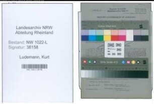 Entnazifizierung Kurt Ludemann , geb. 05.07.1912 (Bahnbeamter)