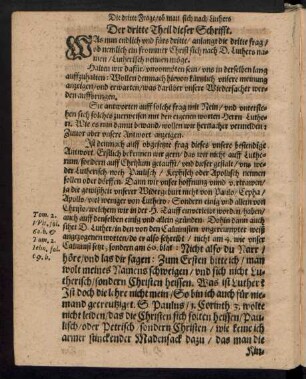 Der dritte Theil dieser Schrifft.