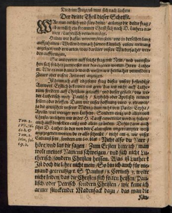 Der dritte Theil dieser Schrifft.