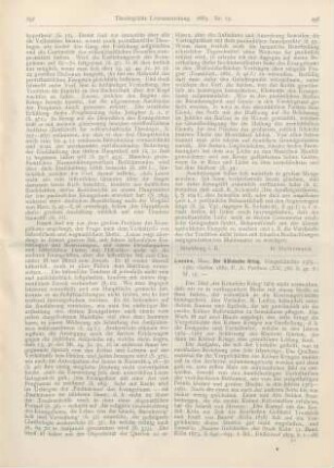 298-302 [Rezension] Lossen, Max, Der Kölnische Krieg. Vorgeschichte 1565-1581