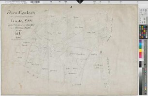 Dülmen (Dülmen), Zusammenlegung Leuste, Bl.4 Brouillonkarte I Flur 41,2