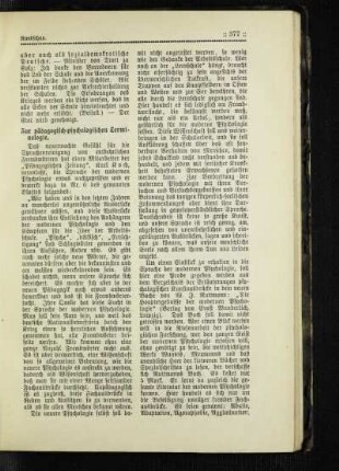 Zur pädagogisch-psychologischen Terminologie