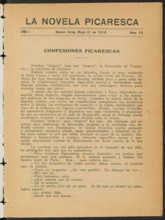 1919001500: Confesiones picarescas