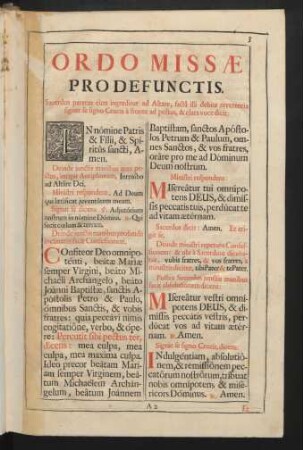 Ordo Missae Pro Defunctis