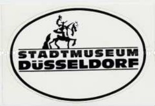 Aufkleber des Stadtmuseums Düsseldorf