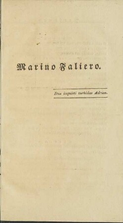 Marino Faliero